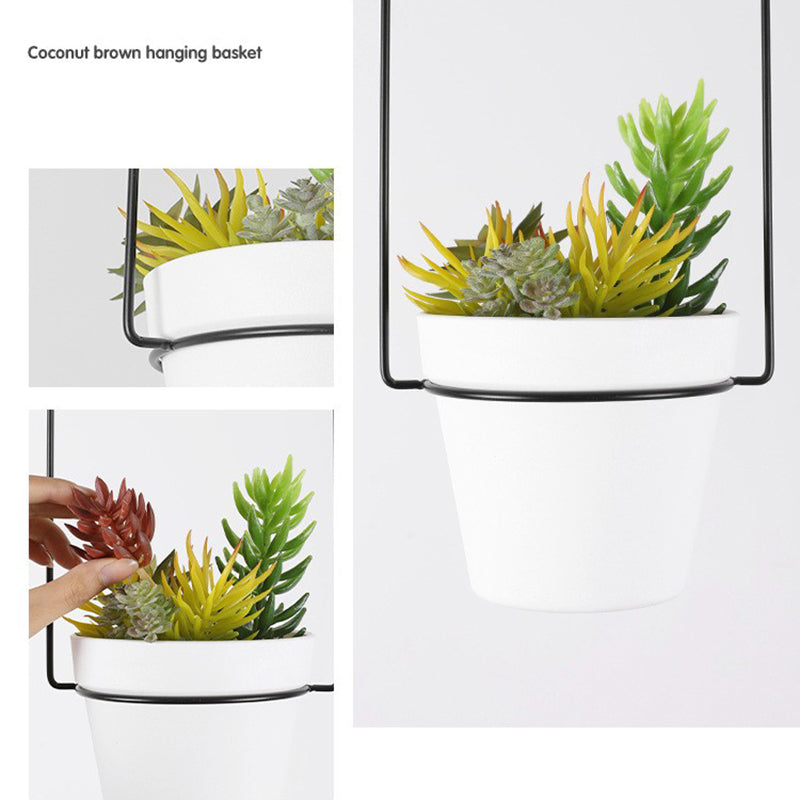 001- XG-5P Hanging Flower Pot 5-in-1 Wall Hanging Pothos Plant Basket 001- XG-5P Hanging Flower Pot 5-in-1 Wall Hanging Pothos Plant Basket